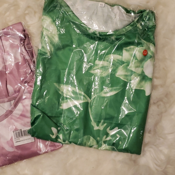 NEW Summer Flowing Maxi Dress GREEN FLORAL - Picture 2 of 5